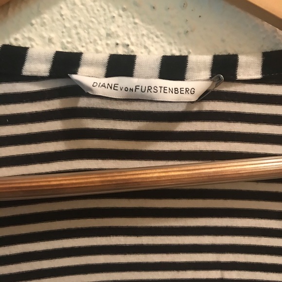 Diane von Furstenberg Striped Dress, Small - Picture 5 of 6